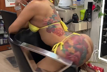 Cardi B Hot Striptease in Tiny Bikini Big Ass Twerking