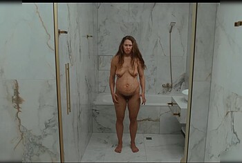 Seidi Haarla Frontal Nude And Pregnant Scenes in Nightborn