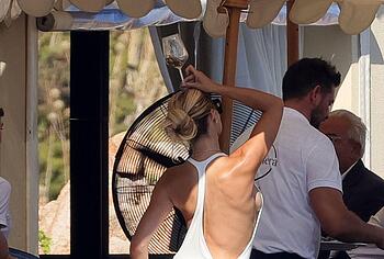 Brooks Nader Topless And Pussy Upskirt Yacht Photos