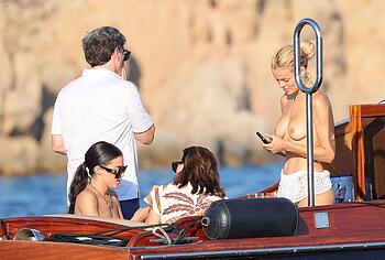 Brooks Nader Topless And Pussy Upskirt Yacht Photos