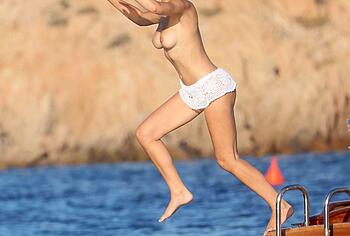Brooks Nader Topless And Pussy Upskirt Yacht Photos