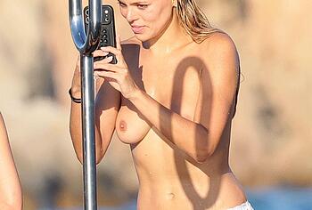 Brooks Nader Topless And Pussy Upskirt Yacht Photos