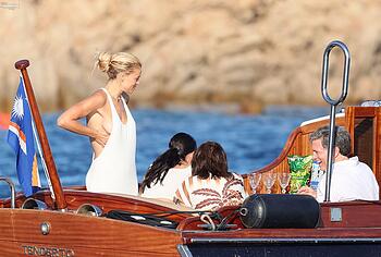Brooks Nader Topless And Pussy Upskirt Yacht Photos