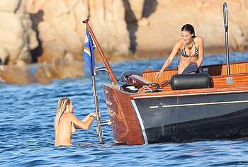 Brooks Nader Topless And Pussy Upskirt Yacht Photos