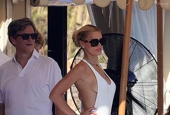Brooks Nader Topless And Pussy Upskirt Yacht Photos