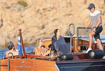 Brooks Nader Topless And Pussy Upskirt Yacht Photos