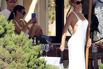 Brooks Nader Topless And Pussy Upskirt Yacht Photos