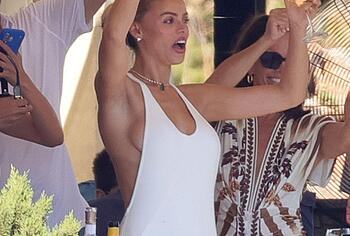Brooks Nader Topless And Pussy Upskirt Yacht Photos