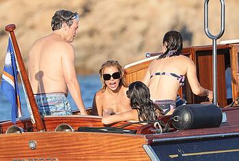 Brooks Nader Topless And Pussy Upskirt Yacht Photos