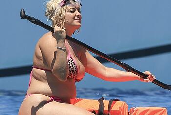 Bebe Rexha Exposed Big Booty In Tiny Bikini