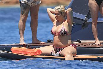 Bebe Rexha Exposed Big Booty In Tiny Bikini