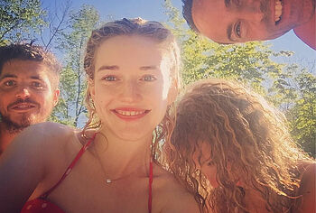 Julia Garner Nip Slip And Bikini Photos