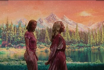 Gillian Anderson and Hannah Einbinder Nude Lesbian Scenes in Teenage Sex and Death at Camp Miasma