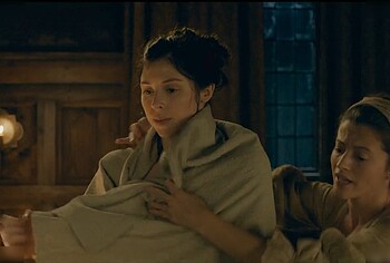 Hermione Corfield Nude Bathtube Scenes in Outlander Blood of My Blood
