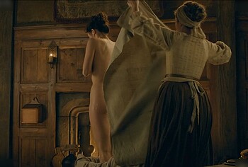 Hermione Corfield Nude Bathtube Scenes in Outlander Blood of My Blood