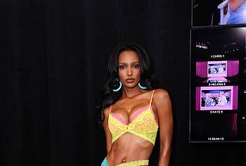 Jasmine Tookes Sexy Lingerie in The Victorias Secret Fashion