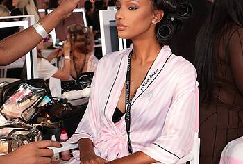 Jasmine Tookes Sexy Lingerie in The Victorias Secret Fashion