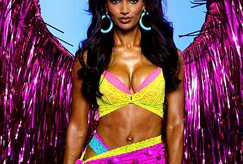 Jasmine Tookes Sexy Lingerie in The Victorias Secret Fashion